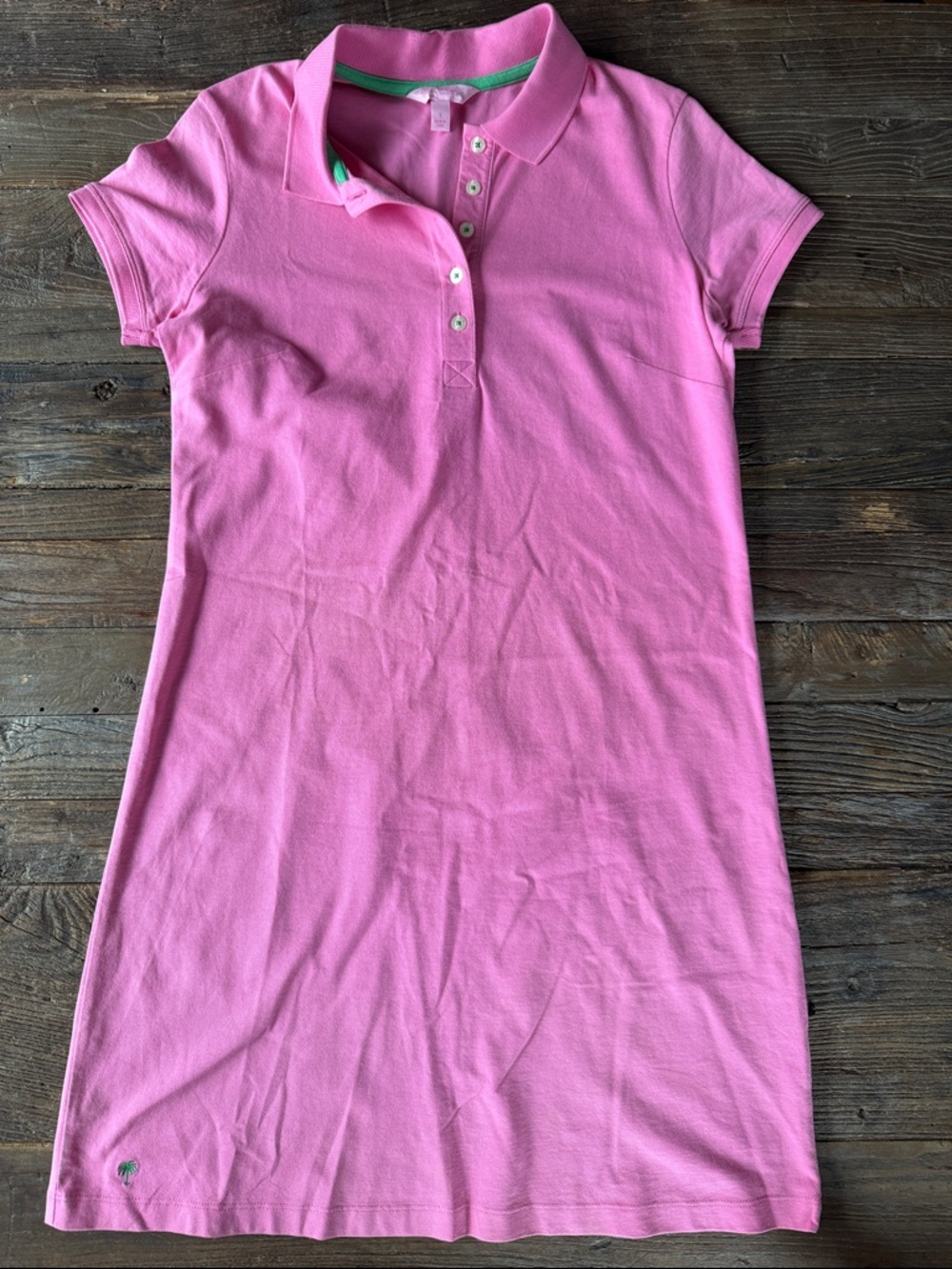Lilly Pulitzer pink pique cotton polo dress Preppy resort wear classic timeless - Picture 5 of 8